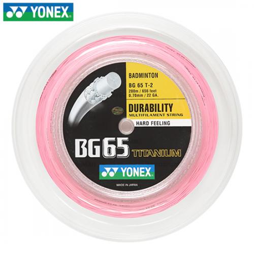 BG-65TI PK (TITANIUM 핑크/200M 롤 스트링 거트