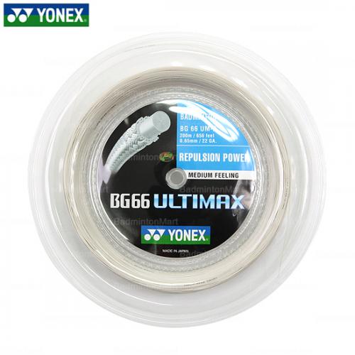 BG-66 ULTIMAX M.WH 메탈릭화이트/200M 롤 스트링 거트