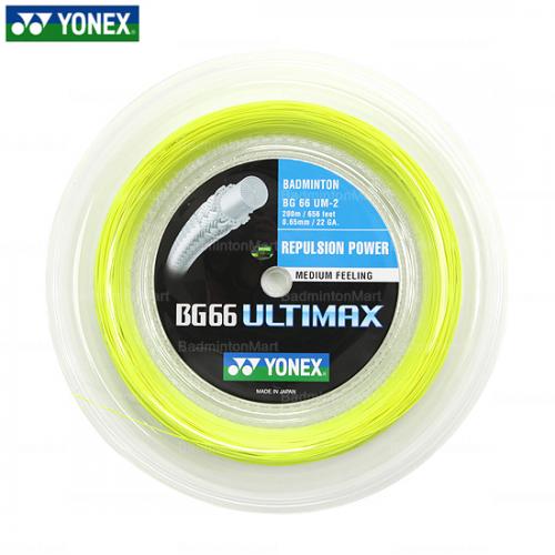BG-66 ULTIMAX YL (옐로우/200M 롤 스트링 거트