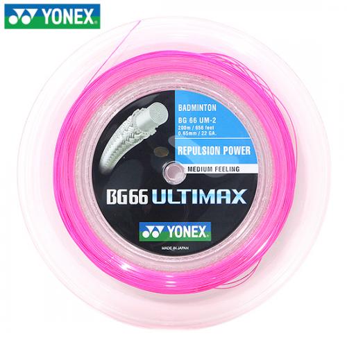 BG-66 ULTIMAX NP (네온핑크/200M 롤 스트링 거트