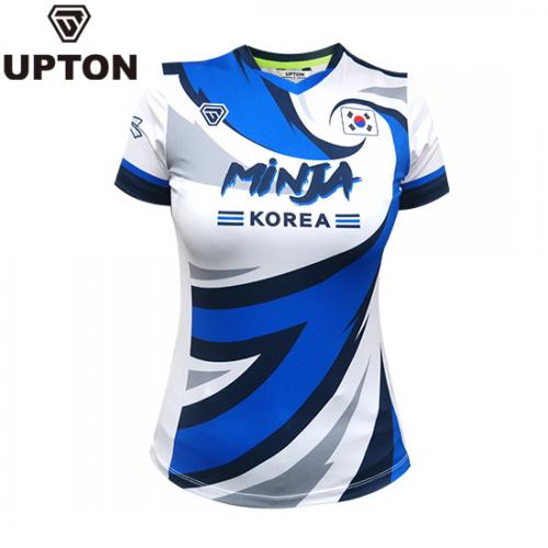 민자 코리아 블루 우먼즈 (여성라운드티)