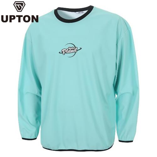 업튼플레닛 바람막이맨투맨 민트 (남여공용바람막이)