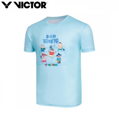 T-4501CS M 블루 (남여공용티셔츠) 빅터X짱구 콜라보