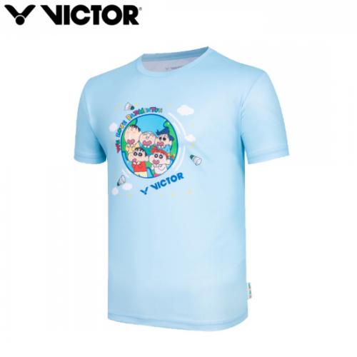 T-4502CS M 블루 (남여공용티셔츠) 빅터X짱구 콜라보