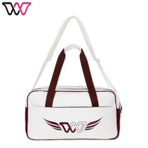 웰벡 NEW 프리미엄 미니백 (화이트/버건디)