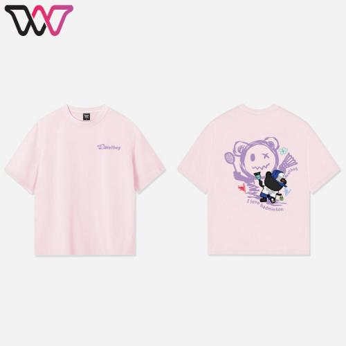 스케치 하남이 핑크 반팔티  (남여공용)