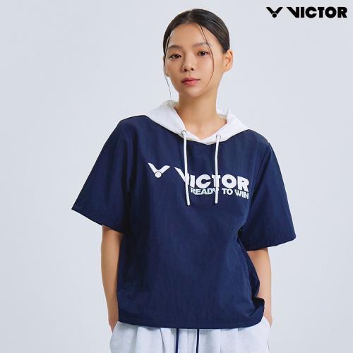 25ATS018U 남녀공용 후드 반팔 티셔츠