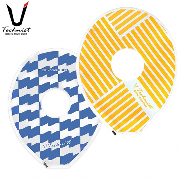 테크니스트 배드민턴 라켓 헤드커버 (Yellow & Blue)