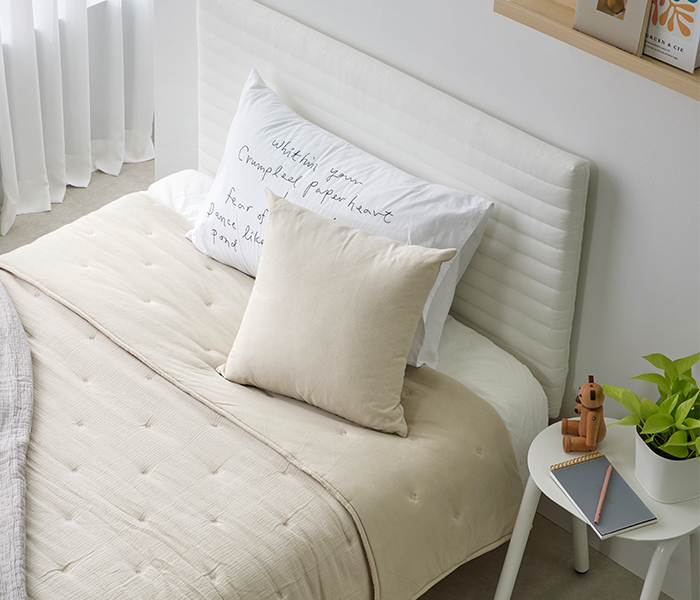 원목으로 만든 범퍼침대