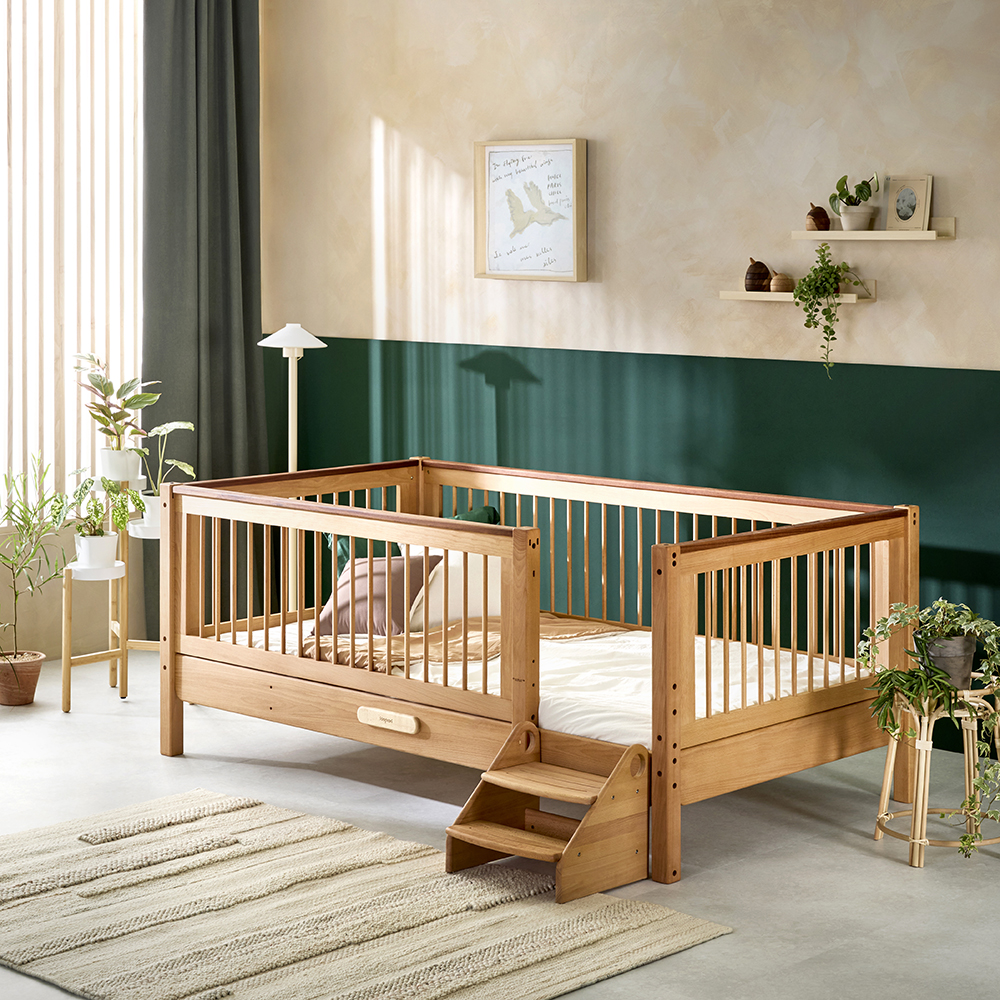 스토리 침대 풀세트(매트리스+범퍼 포함)