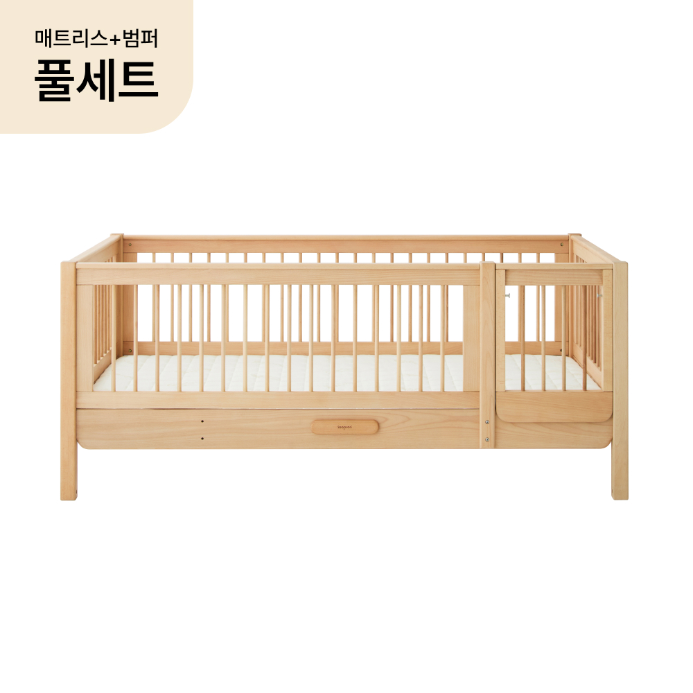 스토리 침대 풀세트(팜프링 매트리스+범퍼 포함)