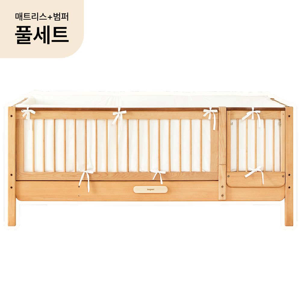 스토리 침대 풀세트(매트리스+범퍼 포함)