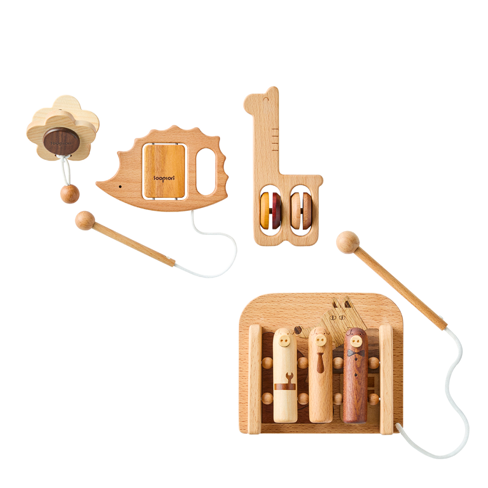 악기놀이세트(악기놀이+아기돼지삼형제실로폰)