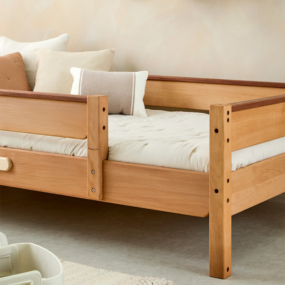 우드베어키즈 단층침대 가드형