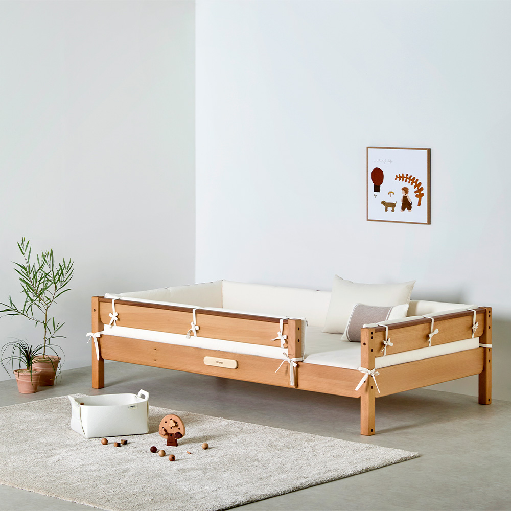 우드베어키즈 단층침대 가드형