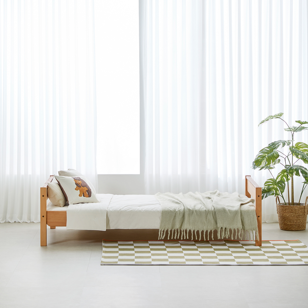 우드베어키즈 단층침대