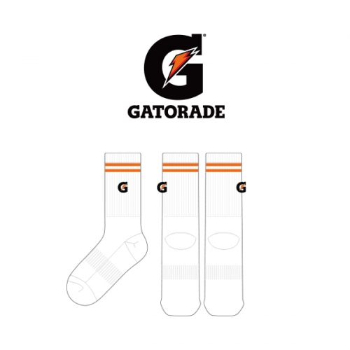 게토레이_GATORADE의 남, 녀 공용 스포츠 장목양말 제작사례