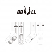 프리스타일아카데미_BBULL의 남자, 여자 스포츠 논슬립 장목양말과  남, 녀 공용 스포츠 장목양말 제작사례