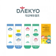 대교에듀캠프의 아동 패션 논슬립 발목양말 제작사례