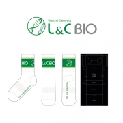 엘앤씨바이오_L&C BIO의 남, 녀 공용 스포츠 중목양말 선물세트 제작사례