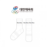대한체육회의 남, 녀 공용 스포츠 중목양말 제작사례_4차