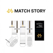 매치스토리_MATCH STORY의 남, 녀 공용 스포츠 논슬립 장목양말 제작사례