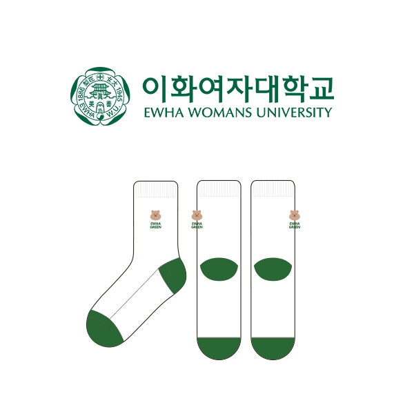 이화여자대학교의 남, 녀 공용 자수 수면양말 제작사례_2차