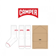 캠퍼_CAMPER의 남,녀 공용 패션 장목양말 선물세트 제작사례