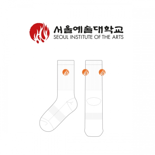 서울예술대학교_SEOUL INSTITUTE OF THE ARTS의 남, 녀 공용 스포츠 장목양말 제작사례