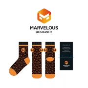 클로버추얼패션(CLO)_MARVELOUS DESIGNER의 남, 녀 공용 패션 중목양말 제작사례_2차