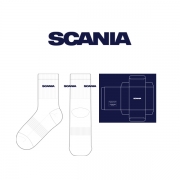 나티지_SCANIA의 남, 녀 공용 스포츠 중목양말 선물세트 제작사례