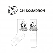 231대대의 남, 녀 공용 스포츠 장목양말 제작사례