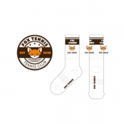 폭스테니스_FOX TENNIS의 남, 녀 공용 스포츠 장목양말 제작사례