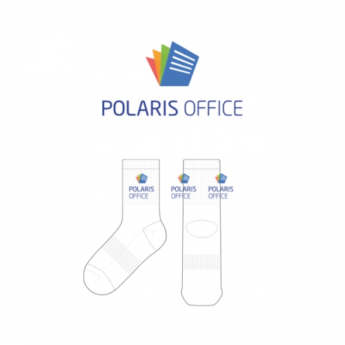 폴라리스 오피스_POLARIS OFFICE의 남, 녀 공용 스포츠 중목양말 제작사례