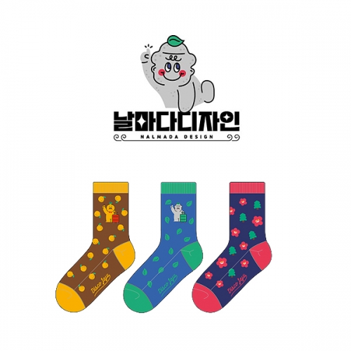 날마다디자인_disco jeju의 패션 중목양말 제작사례