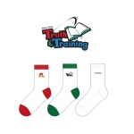 한국 어와나_Awana의 패션 아동 발목양말과 남, 녀 공용 패션 중목양말 제작사례