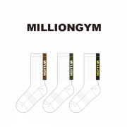 밀리언짐_MILLIONGYM의 남, 녀 공용 스포츠 장목양말 제작사례_4차