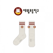 애월초등학교의 초등고학년 스포츠 장목양말 제작사례