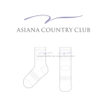 아시아나 컨트리클럽_ASIANA COUNTRY CLUB의 남자 스포츠 중목양말 제작사례