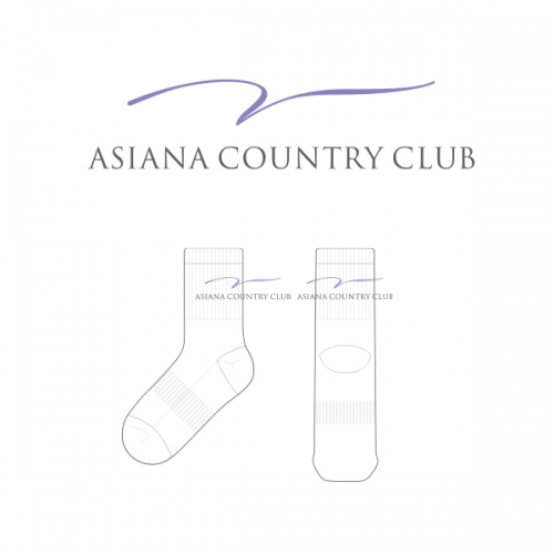 아시아나 컨트리클럽_ASIANA COUNTRY CLUB의 남자 스포츠 중목양말 제작사례
