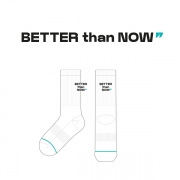 좋은습관_good habits의 남, 녀 공용 스포츠 장목양말 제작사례