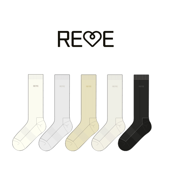 디에이치인터내셔널_REVE의 여자 패션 자수 니삭스 제작사례