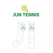 준테니스_JUN TENNIS의 남, 녀 공용 스포츠 장목양말 제작사례_2차