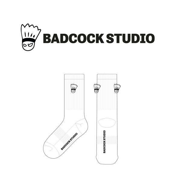 배드콕 스튜디오_BADCOCK STUDIO의 남, 녀 공용 스포츠 장목양말 제작사례_2차