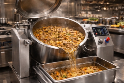 회전국솥 대형 업소용 대용량 조리의 철학 무게를 돌려 만드는 맛