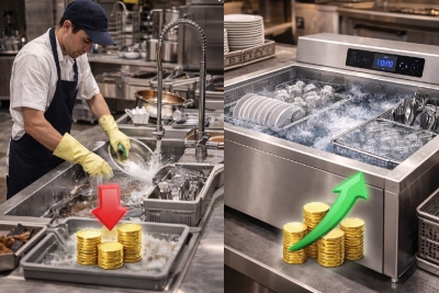 업소용초음파세척기  인건비 절감 사례 분석