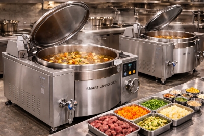 업소용대형 회전국솥 업체인 스마트리빙쿡의 주방용품 업소주방 추천