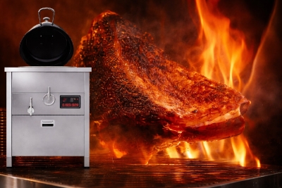 가마솥통닭구이기는 트랜스지방이 없는 건강식 조리방식 으로  연료절감형 최신 구이기 시스템