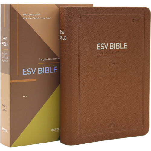 ESV BIBLE Medium Brown(No Zipper)