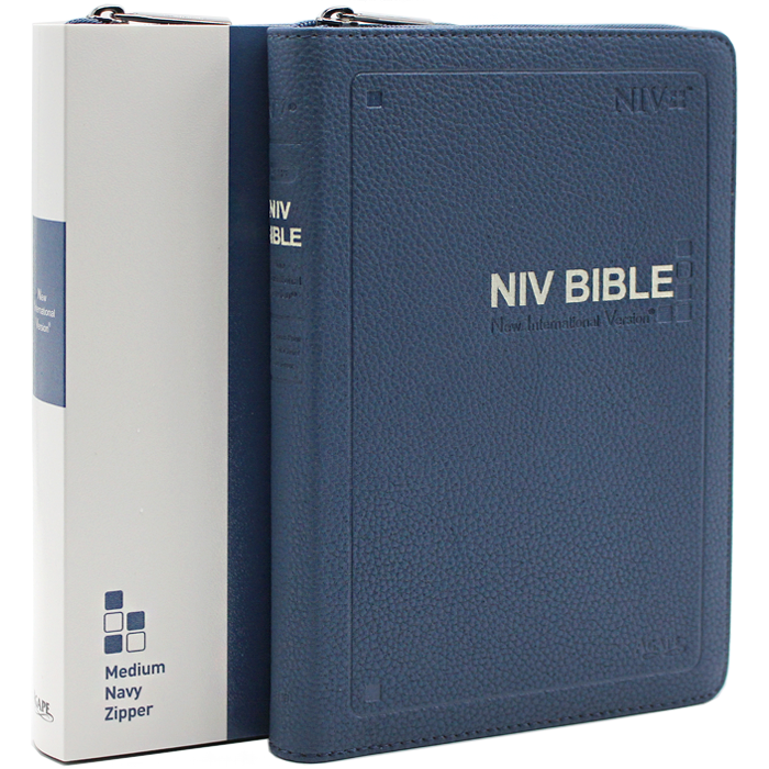 NIV BIBLE Medium Navy(Zipped)